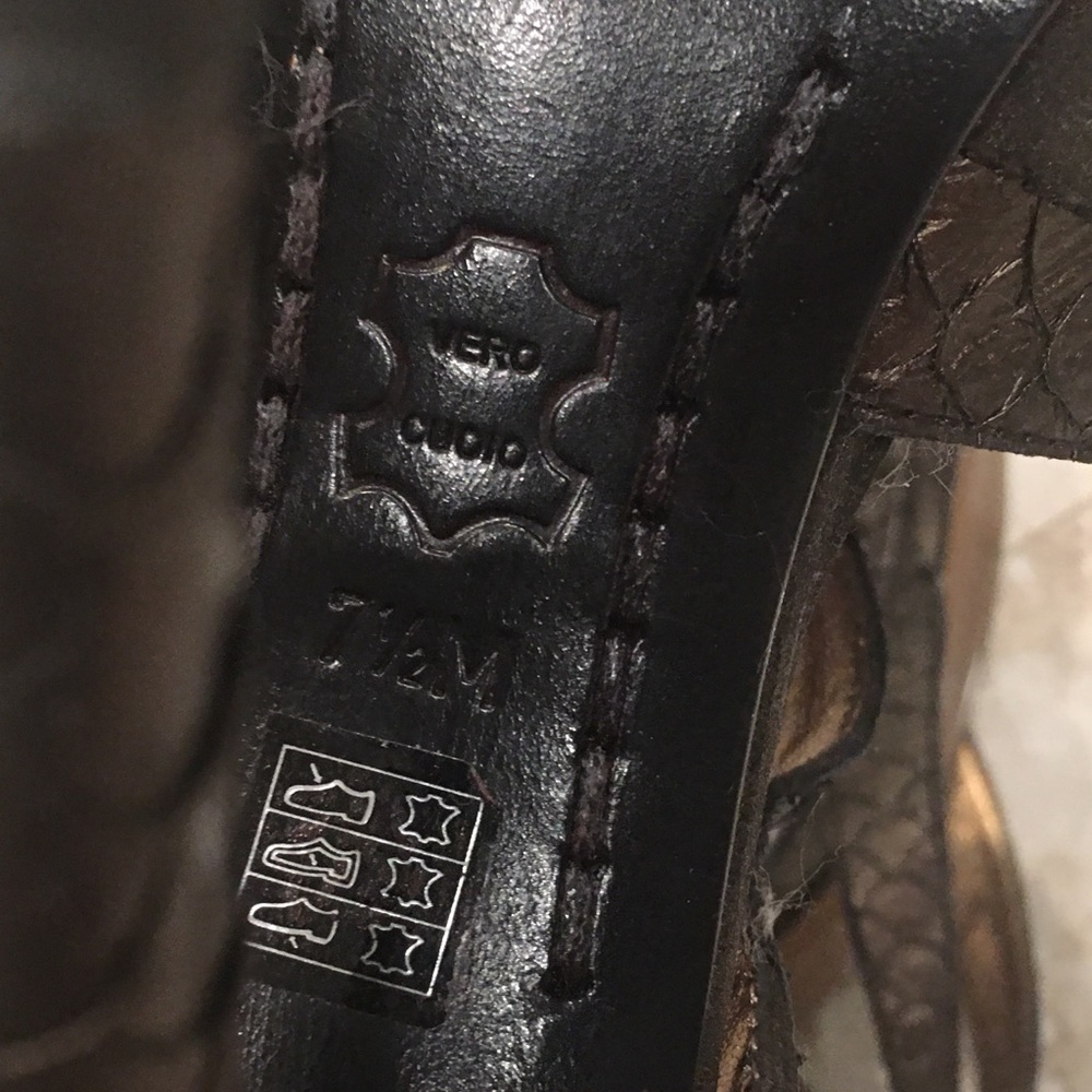 Pelle Moda Bronze high heel pumps - Picture 9 of 10